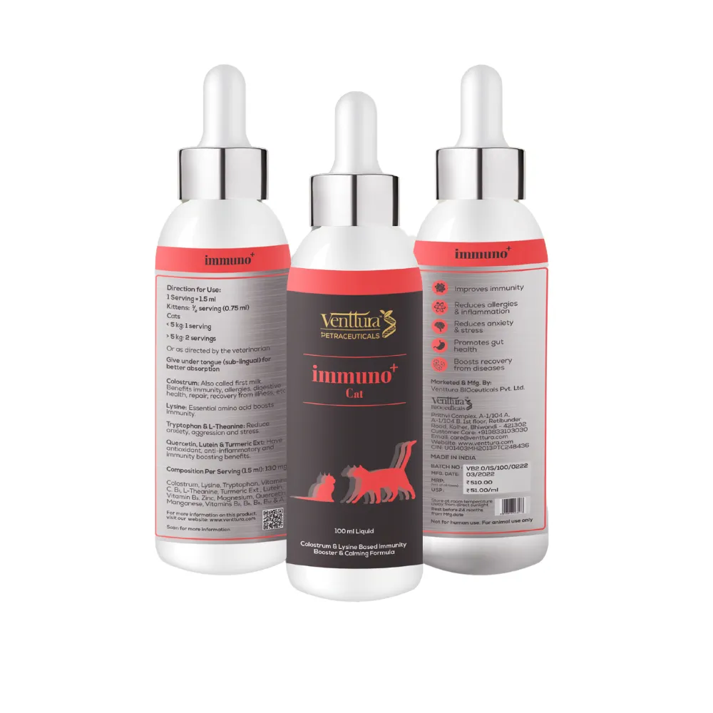 Venttura Immunity Booster & Calming Supplement for Cats