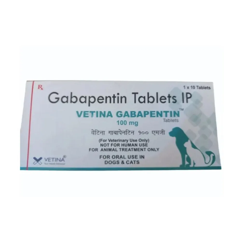 Vetina Gabapentin 100mg Tablets for Dogs and Cats