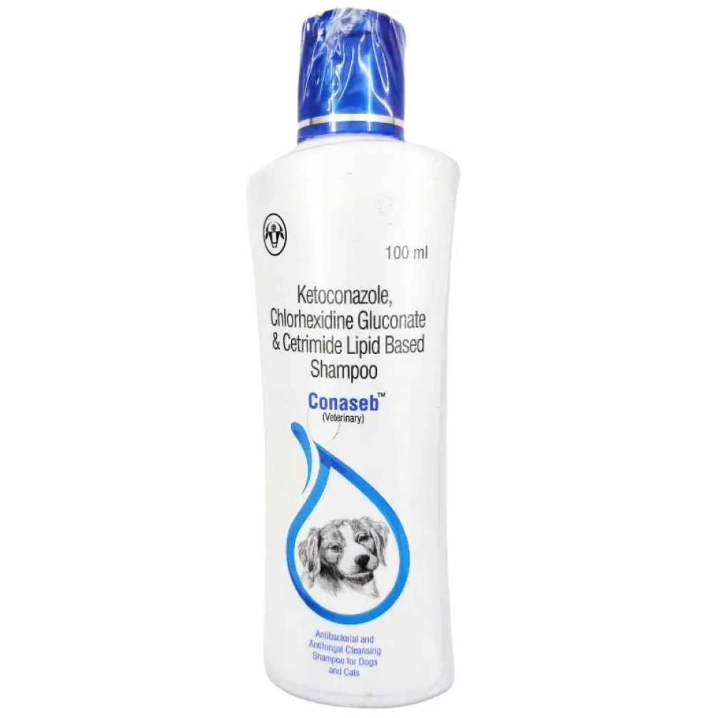 Vetoquinol Dermichlor Spray (100ml) and Intas Conaseb Shampoo for Dogs & Cats (100ml) Combo