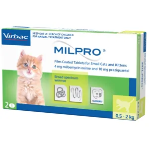 Virbac Milpro Dewormer for Small Cats & Kittens