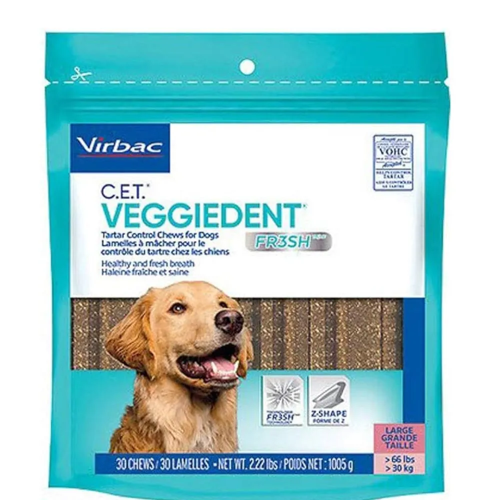 Virbac Veggiedent Dental Chew For Large Dogs