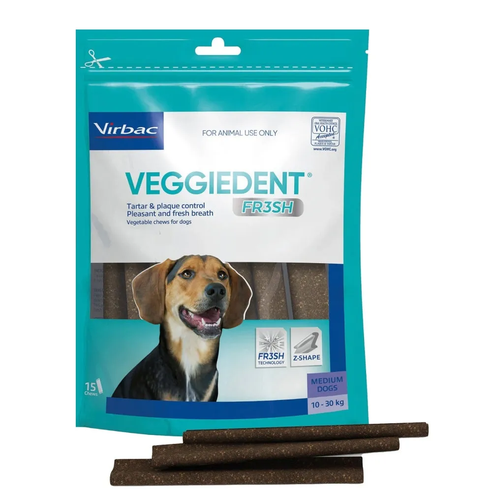 Virbac Veggiedent Dental Chew For Medium Dogs
