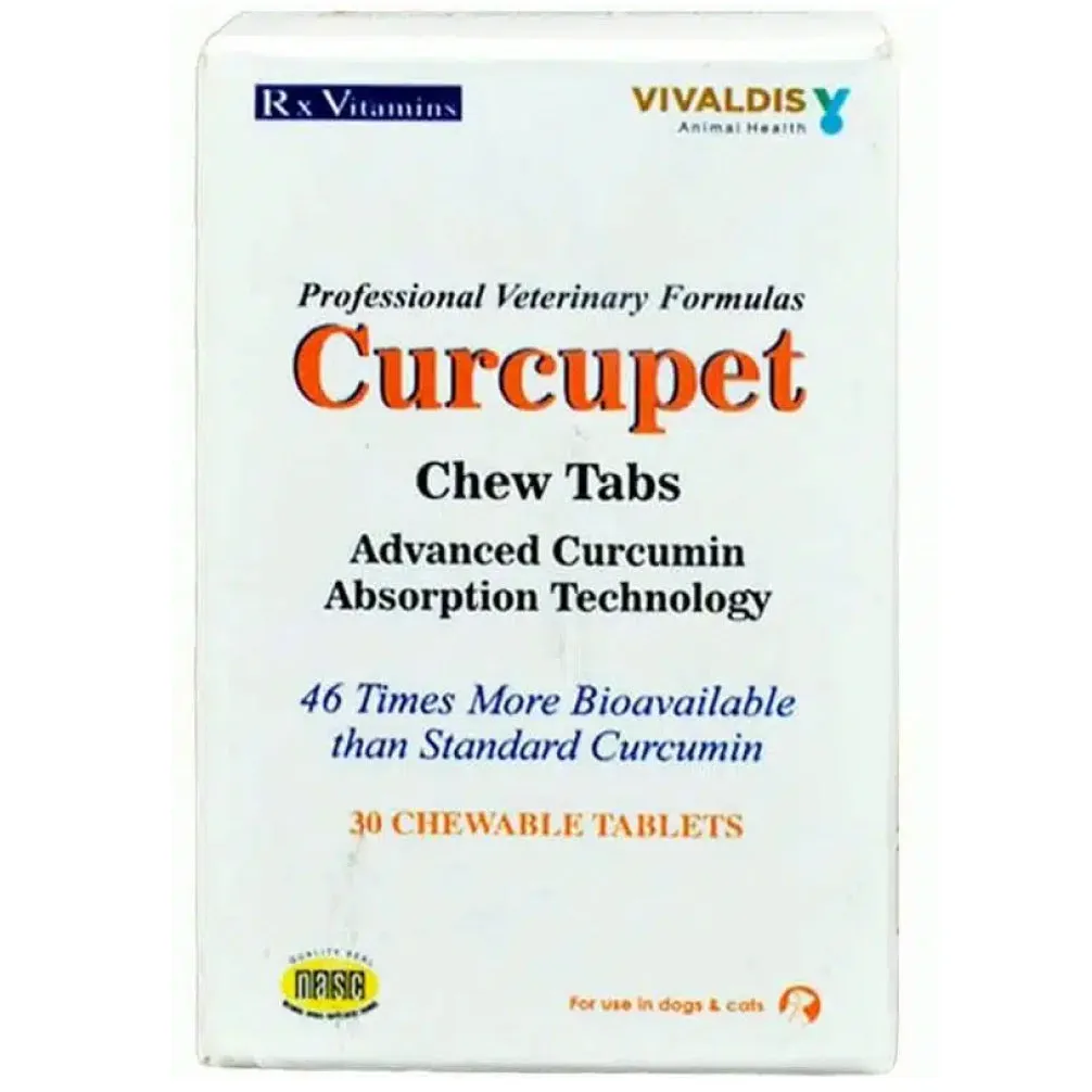 Vivaldis Curcupet (Curcumin) for Dogs & Cats (pack of 30 tablets)