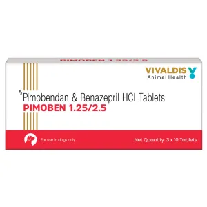 Vivaldis Pimoben 1.25/2.5mg Tablet for Dogs