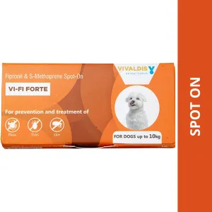 Vivaldis Vi-Fi Forte Tick and Flea Control Spot On for Dogs