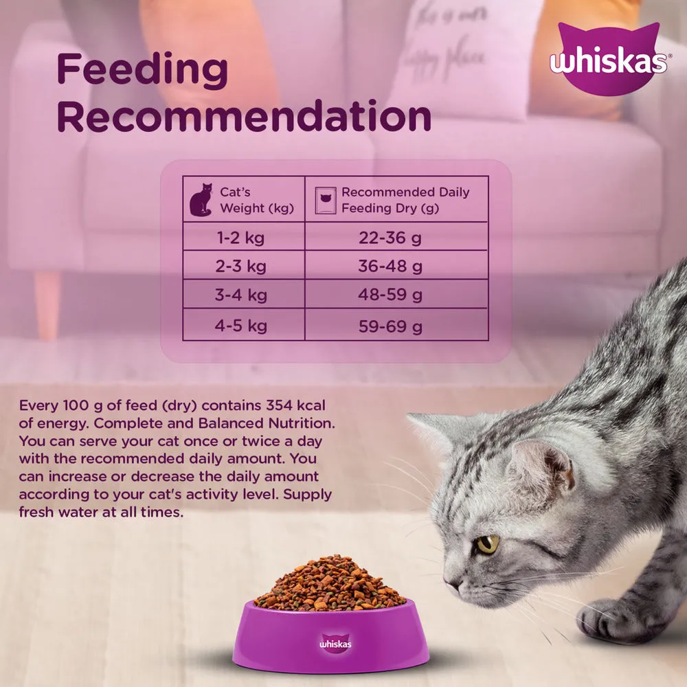 Whiskas Chicken Flavour Cat (Adult 1 ) Dry Food