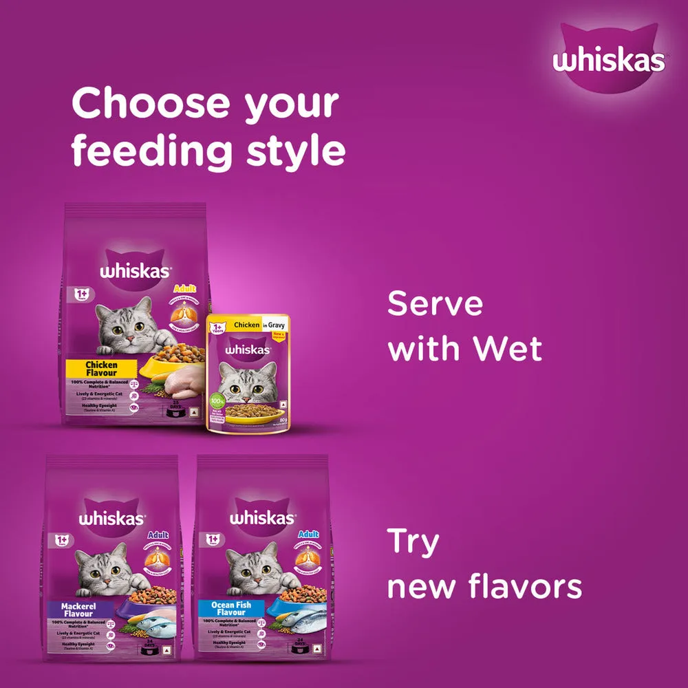 Whiskas Chicken Flavour Cat (Adult 1 ) Dry Food