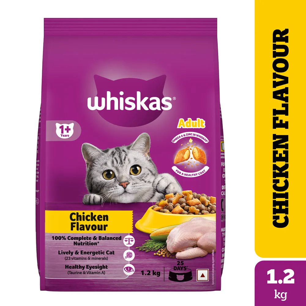 Whiskas Chicken Flavour Cat (Adult 1 ) Dry Food