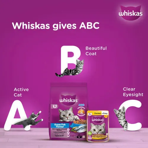 Whiskas Ocean Fish Flavour Adult Cat Dry Food