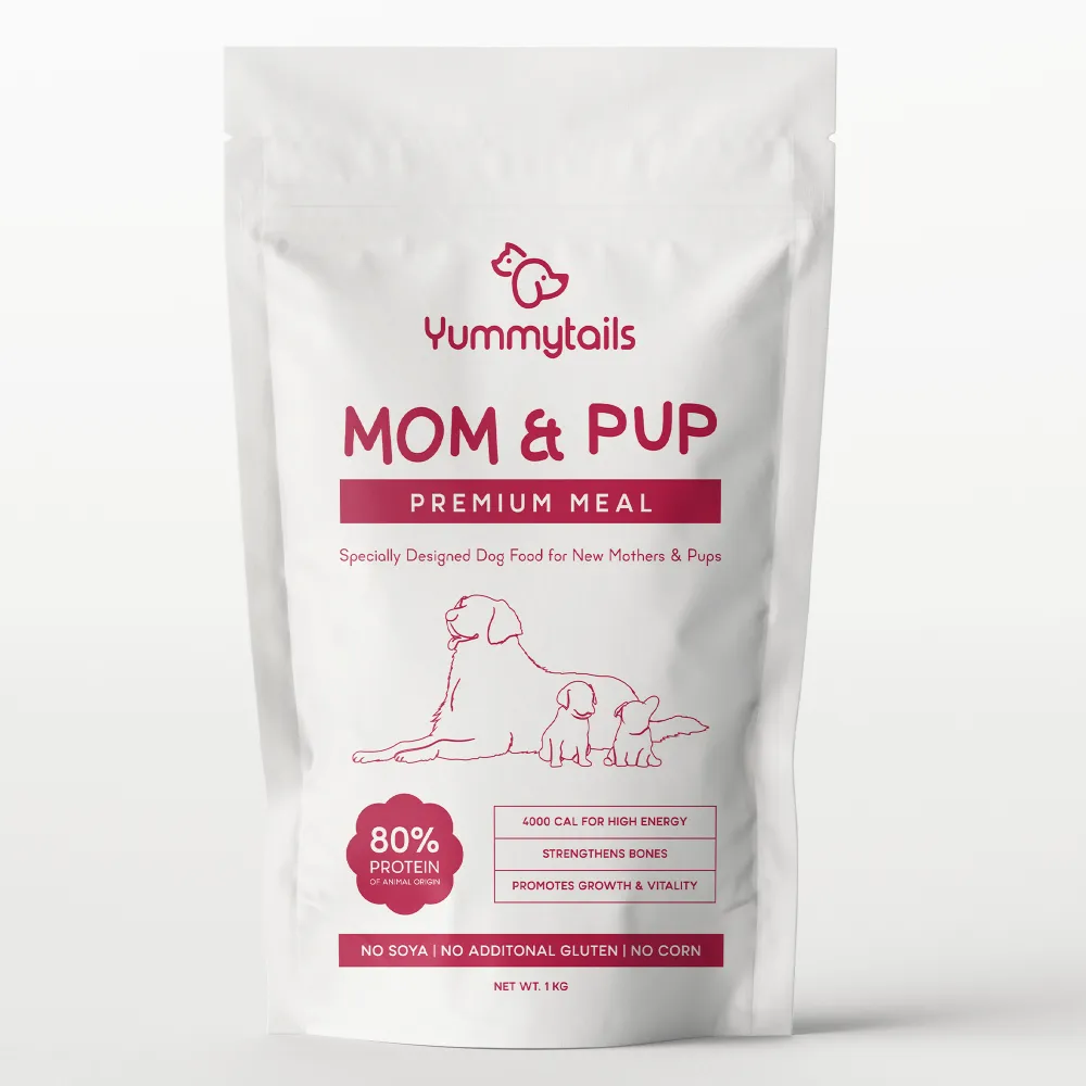 Yummytails Super Premium Mother and Puppy Dry Food | Chicken & Fish Flavor | Corn and Soya Free Formula